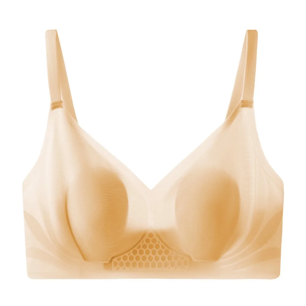 Adjustable Ice Silk Wireless Deep V Bra Anti-sagging Lingerie Seamless Underwear Women Shockproof Thin Push Up Bra Students
Adjustable Ice Silk Wireless Deep V Bra Anti-sagging Lingerie Seamless Underwear Women Shockproof Thin Push Up Bra Students