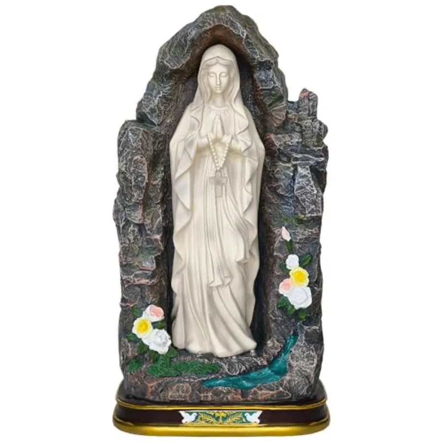 18 Catholic Virgin Mary Statue for altar home yard patio lawn or hallway decor resin white weather-resistant outdoor religious
18 Catholic Virgin Mary Statue for altar home yard patio lawn or hallway decor resin white weather-resistant outdoor religious