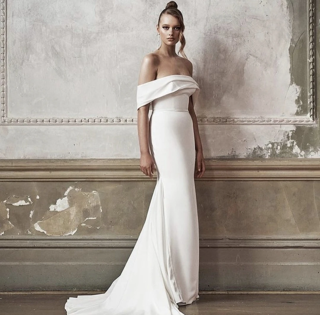 Vestido de Novia Русалка на заказ, халат Mariee, потрясающее свадебное платье с открытыми плечами для женщин, великолепное
Vestido de Novia Русалка на заказ, халат Mariee, потрясающее свадебное платье с открытыми плечами для женщин, великолепное