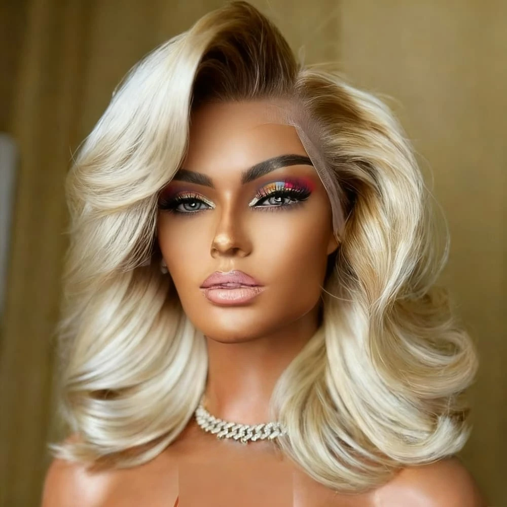 Short Bob Body Wave Lace Front Wigs Human Hair for Women 13x4 Hd Ombre Brown Roots Ash Blonde Lace Front Wigs 250% Density
Short Bob Body Wave Lace Front Wigs Human Hair for Women 13x4 Hd Ombre Brown Roots Ash Blonde Lace Front Wigs 250% Density