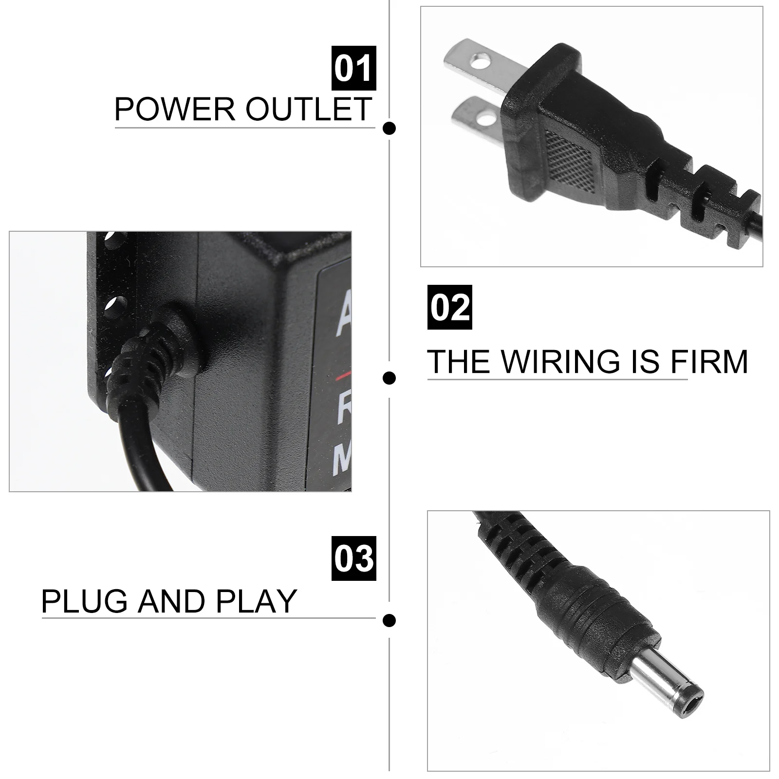 Dc Adjustable Power Supply 3-12V 5A with Volt Display for LED Strip Dimmer Short Circuit Overload Protection Home Power Adapter
Dc Adjustable Power Supply 3-12V 5A with Volt Display for LED Strip Dimmer Short Circuit Overload Protection Home Power Adapter
