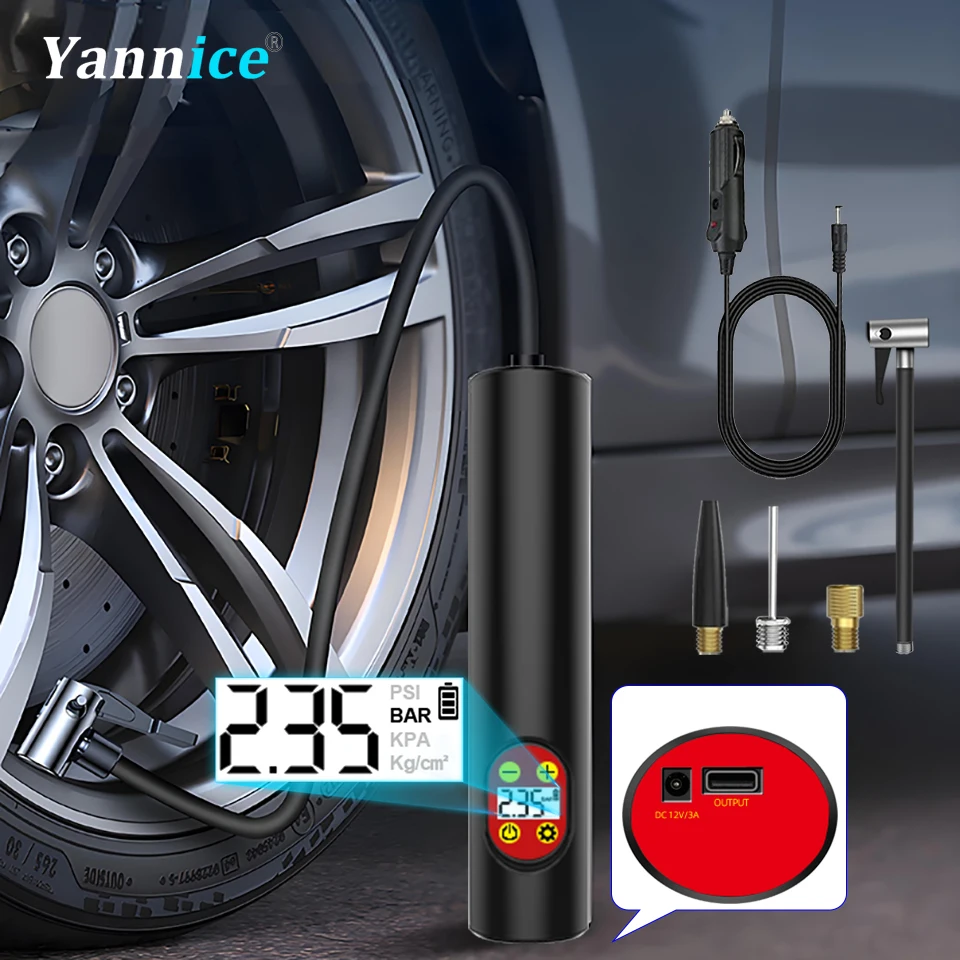 Беспроводной ручной воздушный насос 150PSI, 6000 мАч, аварийный блок питания, светодиодное освещение и SOS, электрический накачиватель шин, мини-воздушный компрессор
Беспроводной ручной воздушный насос 150PSI, 6000 мАч, аварийный блок питания, светодиодное освещение и SOS, электрический накачиватель шин, мини-воздушный компрессор