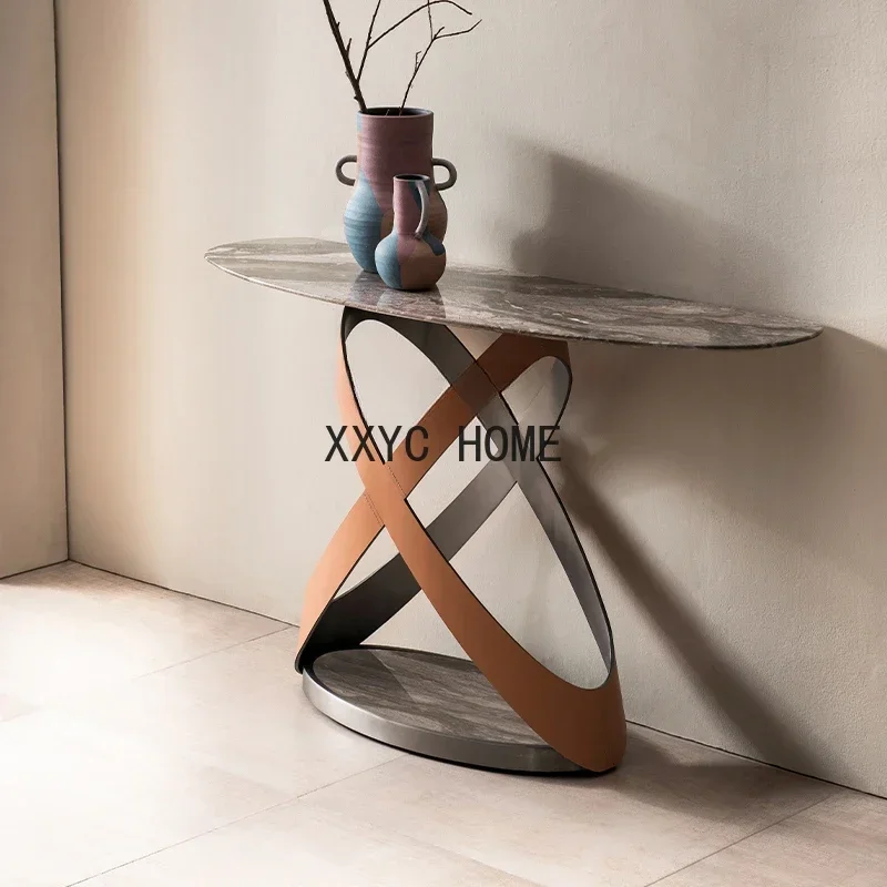 Aisle Console Minimalist Corridor Console Tables Luxury Stone Side View Table Stainless Steel Counter Top
Aisle Console Minimalist Corridor Console Tables Luxury Stone Side View Table Stainless Steel Counter Top