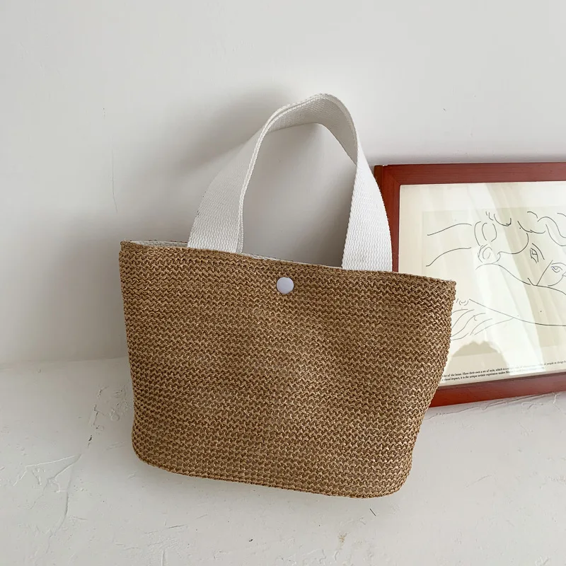 2023 Summer Fashion New Ladies Handbag Seaside Beach Holiday Woven Straw Bag Casual Simple Small Square Bag
2023 Summer Fashion New Ladies Handbag Seaside Beach Holiday Woven Straw Bag Casual Simple Small Square Bag