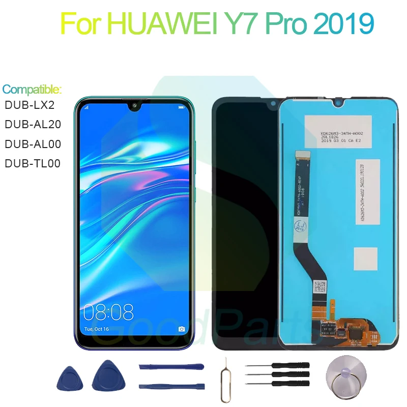 ЖК-дисплей для HUAWEI Y7 Pro 2019, экран 6,26 дюйма DUB-LX2/AL20/AL00/TL00 Y7 Pro 2019, сменный сенсорный дигитайзер в сборе
ЖК-дисплей для HUAWEI Y7 Pro 2019, экран 6,26 дюйма DUB-LX2/AL20/AL00/TL00 Y7 Pro 2019, сменный сенсорный дигитайзер в сборе