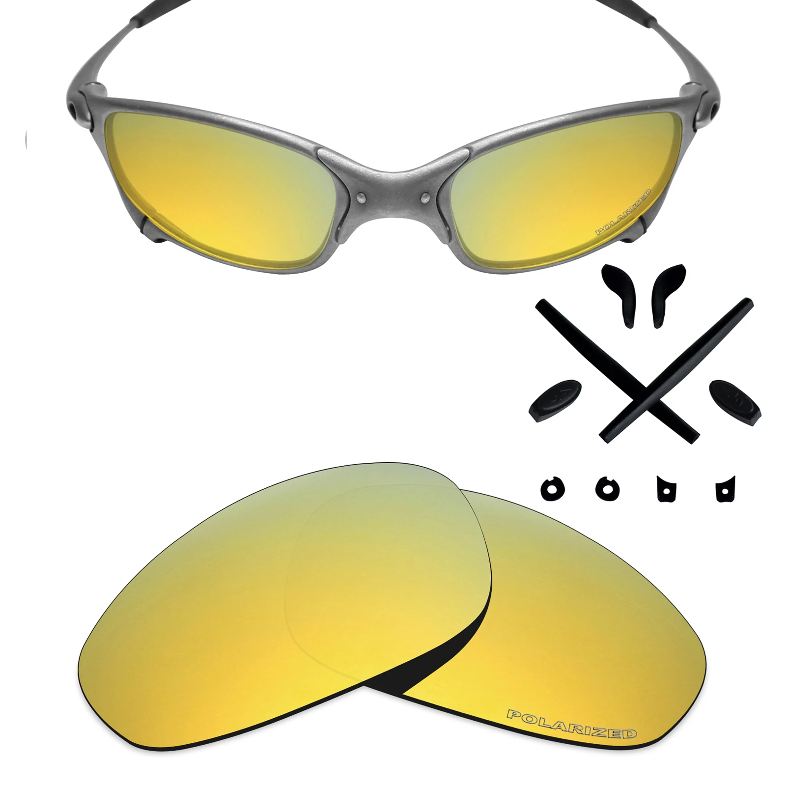 ezoptix123 Etched Anti-salt Replacement Lenses and Black Rubber Kit for-Oakley Juliet X-Metal Sunglasses
ezoptix123 Etched Anti-salt Replacement Lenses and Black Rubber Kit for-Oakley Juliet X-Metal Sunglasses