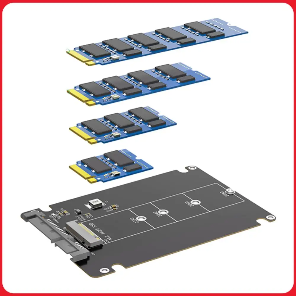 M.2 NGFF B Key To 2.5inch SATA SSD Enclosure Hard Disk Case Enclosure M.2 NGFF SSD To 2.5 Inch SATA III Adapter for Laptop
M.2 NGFF B Key To 2.5inch SATA SSD Enclosure Hard Disk Case Enclosure M.2 NGFF SSD To 2.5 Inch SATA III Adapter for Laptop