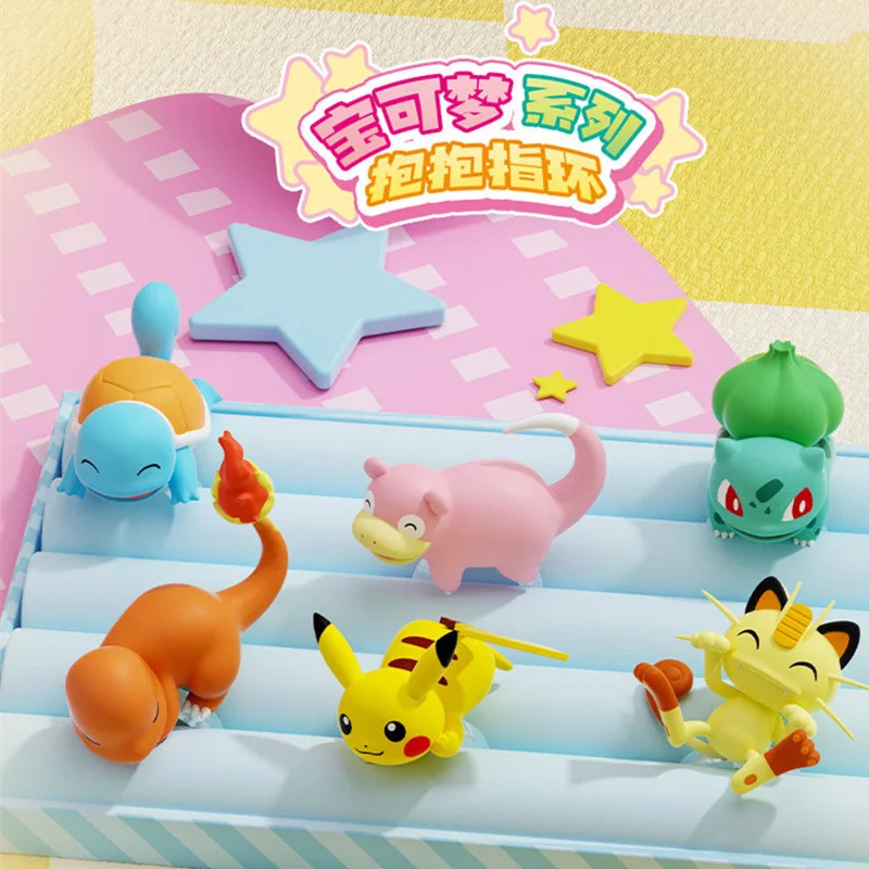 Genuine Pokemon Hugging Ring Blind Box Adorable Pikachu Charmander Squirtle Creative Anime Figure Unique Gift For Friends Family
Genuine Pokemon Hugging Ring Blind Box Adorable Pikachu Charmander Squirtle Creative Anime Figure Unique Gift For Friends Family