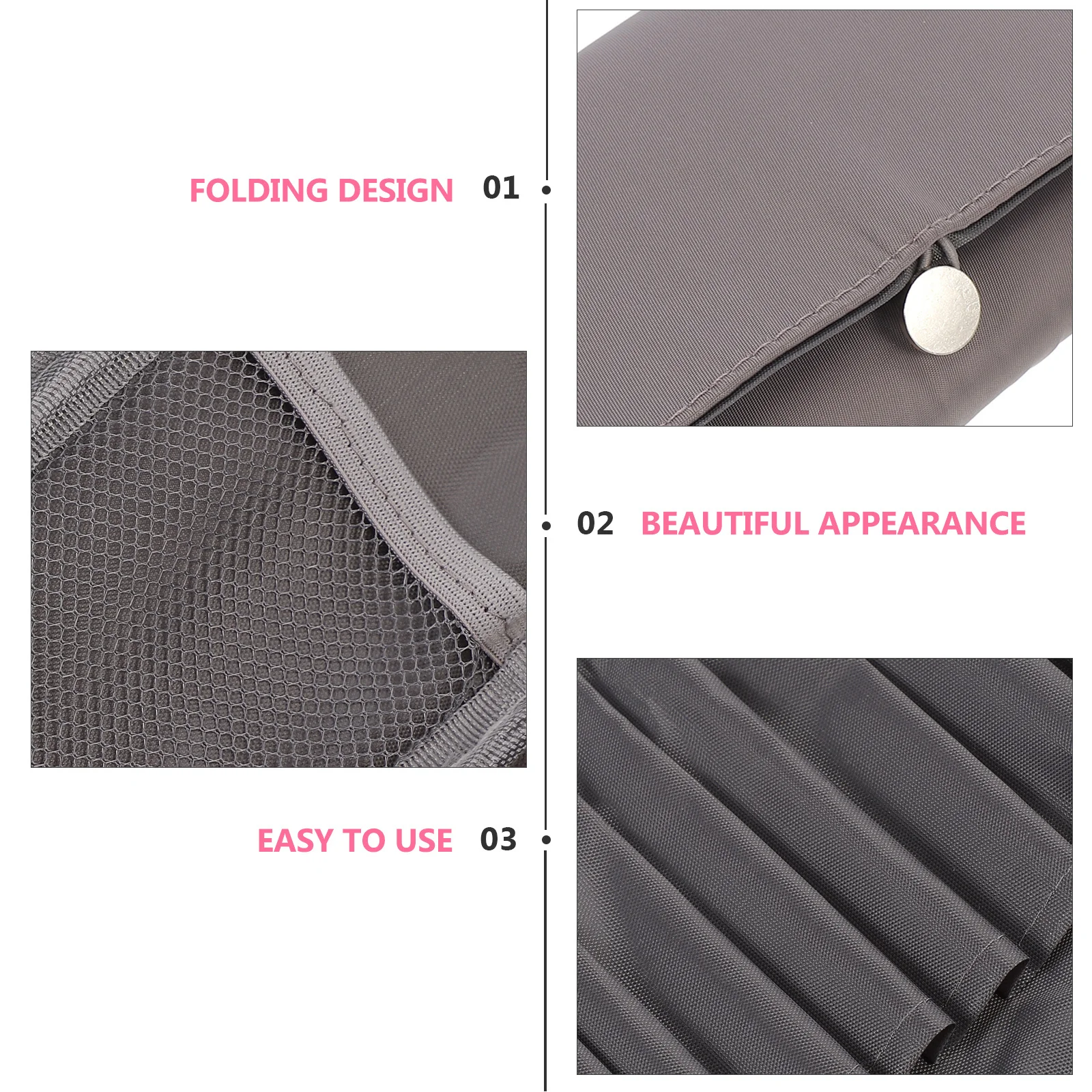 Storage Bag Wonderful Workmanship Comfortable Hand Feeling Simple Beautiful Makeup Brush Organizer Bag
Storage Bag Wonderful Workmanship Comfortable Hand Feeling Simple Beautiful Makeup Brush Organizer Bag