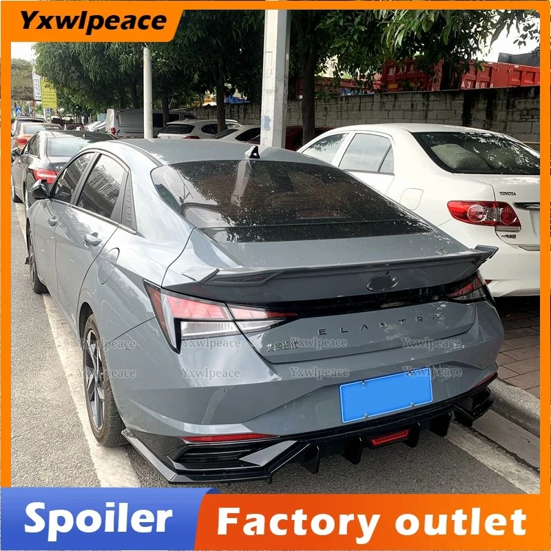 For Hyundai Elantra Avante CN7 2020 2021 ABS Material Unpainted Color Rear Trunk Spoiler Trunk Lip Wing Car Accessories
For Hyundai Elantra Avante CN7 2020 2021 ABS Material Unpainted Color Rear Trunk Spoiler Trunk Lip Wing Car Accessories