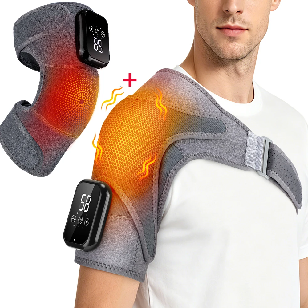 Electric Heating Shoulder Knee Massager with 3 Levels Vibration Muscle Relax Belt for Arm Enlarge Size for Shoulder
Electric Heating Shoulder Knee Massager with 3 Levels Vibration Muscle Relax Belt for Arm Enlarge Size for Shoulder