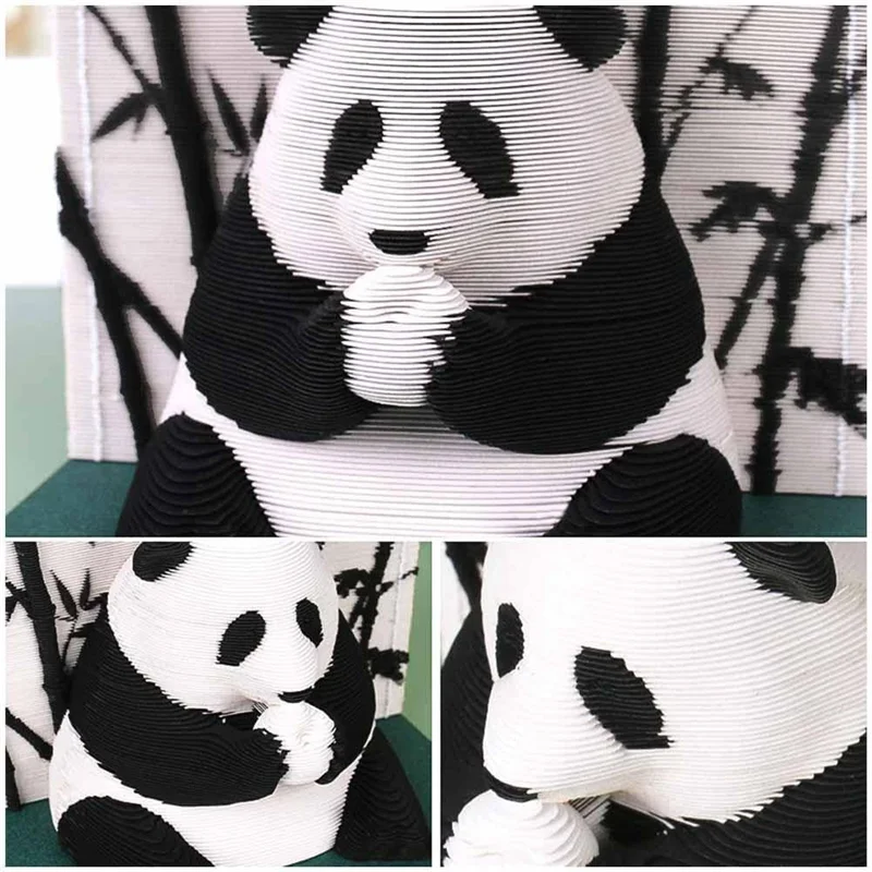 1 PCS 3D Art Panda Desktop Ornament Desktop Decoration As Shown DIY Paper Carving Art Craft Panda For Office
1 PCS 3D Art Panda Desktop Ornament Desktop Decoration As Shown DIY Paper Carving Art Craft Panda For Office