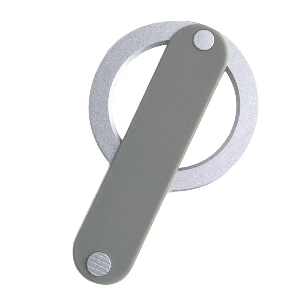 Magnetic Phone Holder Aluminum Alloy TPU Magsafe Compatible Anti Drop Finger Strap Stand Silver Portable Multi Use
Magnetic Phone Holder Aluminum Alloy TPU Magsafe Compatible Anti Drop Finger Strap Stand Silver Portable Multi Use