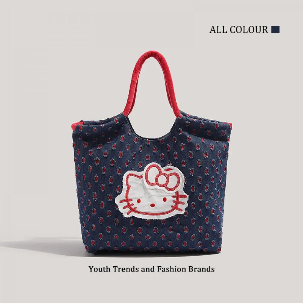 Miniso Niche Hellokitty High-Quality Appearance Handbag Woven Portable New Bag Summer Versatile Denim Bag for Girls
Miniso Niche Hellokitty High-Quality Appearance Handbag Woven Portable New Bag Summer Versatile Denim Bag for Girls