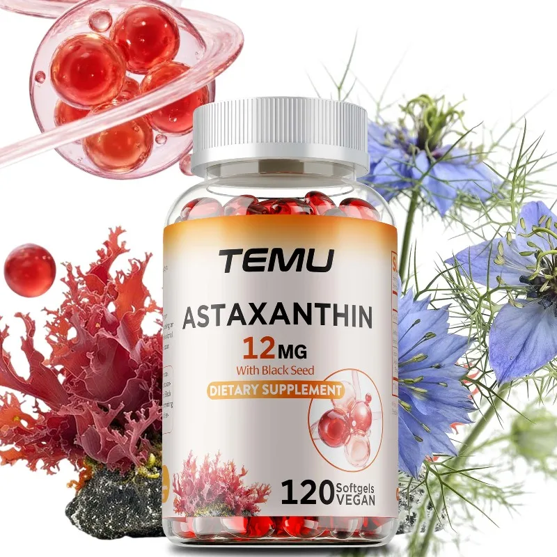 Natural Astaxanthin 12 Mg - Antioxidant, Supports Eye, Joint, Heart and Skin Health,Internal Circulation,Boost Immunity, Non-GMO
Natural Astaxanthin 12 Mg - Antioxidant, Supports Eye, Joint, Heart and Skin Health,Internal Circulation,Boost Immunity, Non-GMO
