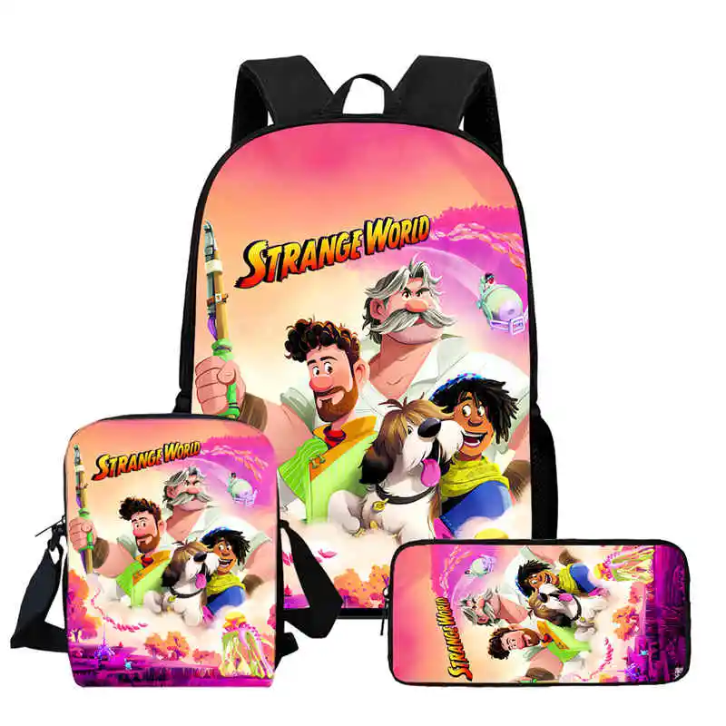 Cartoon Strange world Child School Backpack With Shoulder Bag Pencil Bag For Kindergarten,Light Weight School Bag For Boy Girls
Cartoon Strange world Child School Backpack With Shoulder Bag Pencil Bag For Kindergarten,Light Weight School Bag For Boy Girls