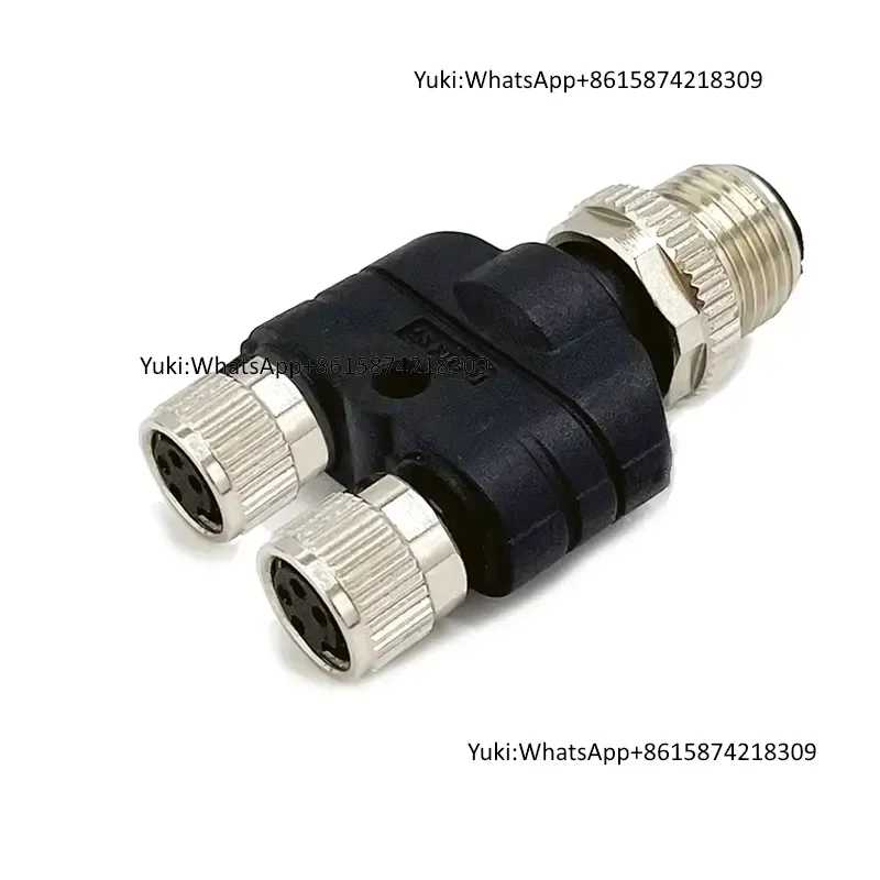 Leaka IP67 Waterproof M12 Y Splitter Metal Cable Sensor Circular Connector 3Pin 4Pin 5Pin Copper Male Female Plug for Power
Leaka IP67 Waterproof M12 Y Splitter Metal Cable Sensor Circular Connector 3Pin 4Pin 5Pin Copper Male Female Plug for Power