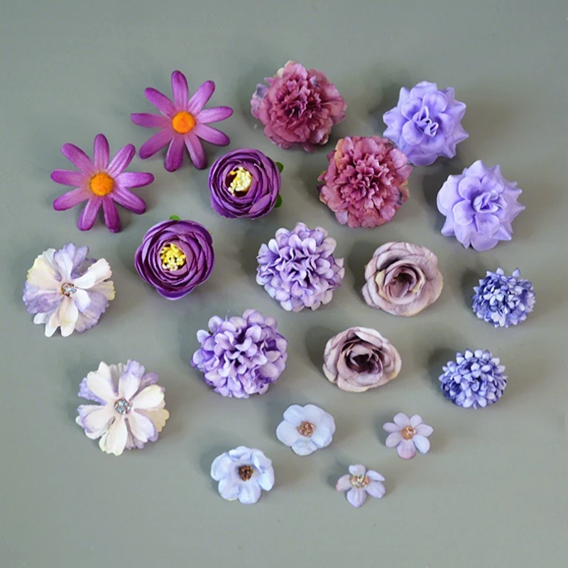20 Pcs Mixed Artificial Flowers Rose Fake Flowers Head Home Party Decoration DIY Crafts Garland Bouquet Accessory
20 Pcs Mixed Artificial Flowers Rose Fake Flowers Head Home Party Decoration DIY Crafts Garland Bouquet Accessory