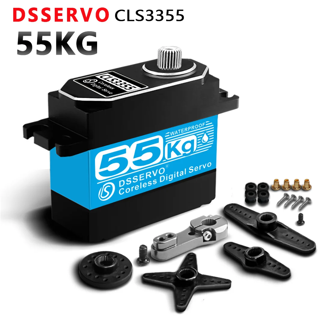 55 кг CLS3355 IP67 цифровой сервопривод RC без сердечника двигатель с высоким крутящим моментом металлическая шестерня 180/270 сервоприводы с угловым управлением для радиоуправляемого гусеничного автомобиля 1:8 1:10
55 кг CLS3355 IP67 цифровой сервопривод RC без сердечника двигатель с высоким крутящим моментом металлическая шестерня 180/270 сервоприводы с угловым управлением для радиоуправляемого гусеничного автомобиля 1:8 1:10