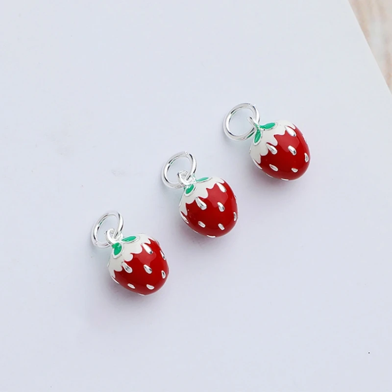 925 Sterling Silver Earring DIY Jewelry Accessories Small Red Pendant Base Charms for Woman Jewelry Bracelets Accessories
925 Sterling Silver Earring DIY Jewelry Accessories Small Red Pendant Base Charms for Woman Jewelry Bracelets Accessories