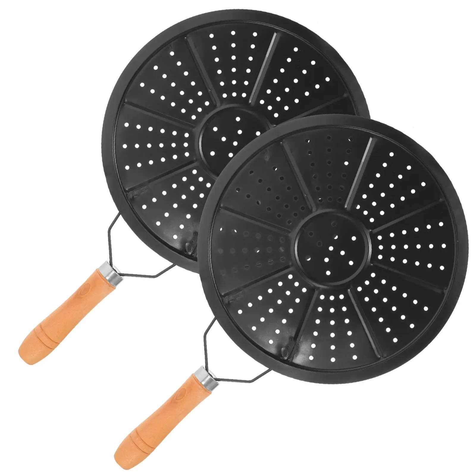 2 Pcs 22CM Black Heatproof Wood Handle Pot Coasters Kitchen Insulation Pad Coffee Mats Anti Scald Stove Protector Table Top Safe
2 Pcs 22CM Black Heatproof Wood Handle Pot Coasters Kitchen Insulation Pad Coffee Mats Anti Scald Stove Protector Table Top Safe