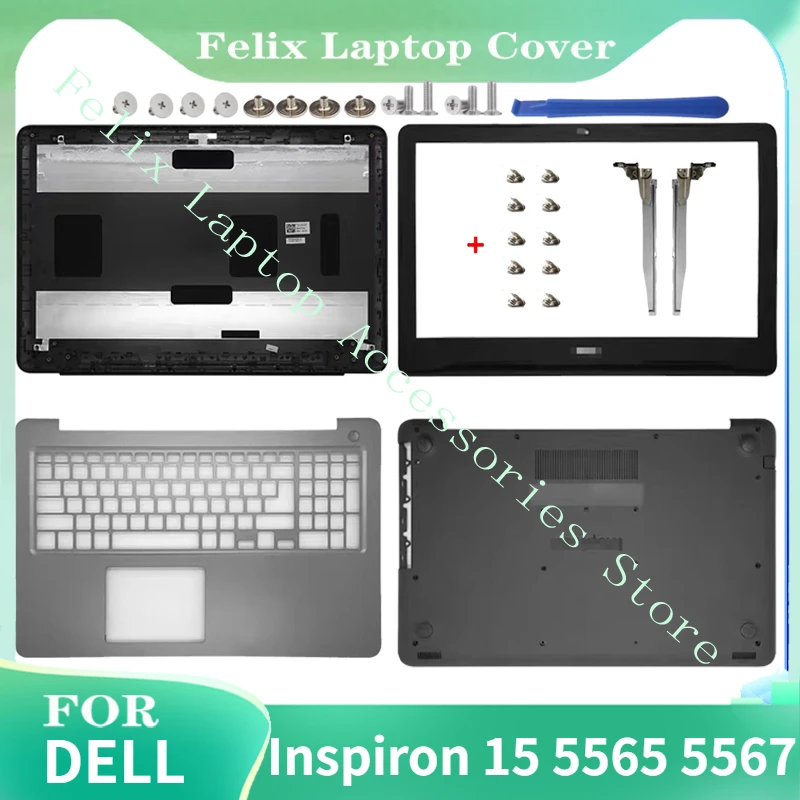 NEW Laptop Case FOR DELL Inspiron 15 5565 5567 LCD Back Cover Front Bezel Hinges Palmrest Keyboard Bottom Base Case Top Housing
NEW Laptop Case FOR DELL Inspiron 15 5565 5567 LCD Back Cover Front Bezel Hinges Palmrest Keyboard Bottom Base Case Top Housing