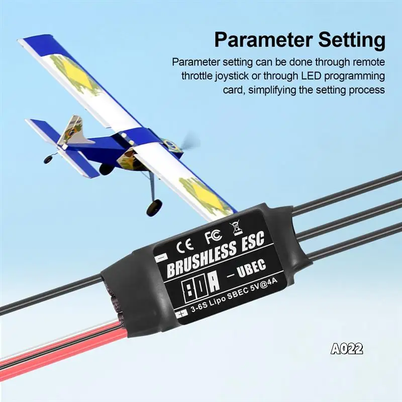 Brushless ESC 2-3S Lipo Support BEC Output With Programming Card For RC Car Boat Aircraft DIY Parts
Brushless ESC 2-3S Lipo Support BEC Output With Programming Card For RC Car Boat Aircraft DIY Parts