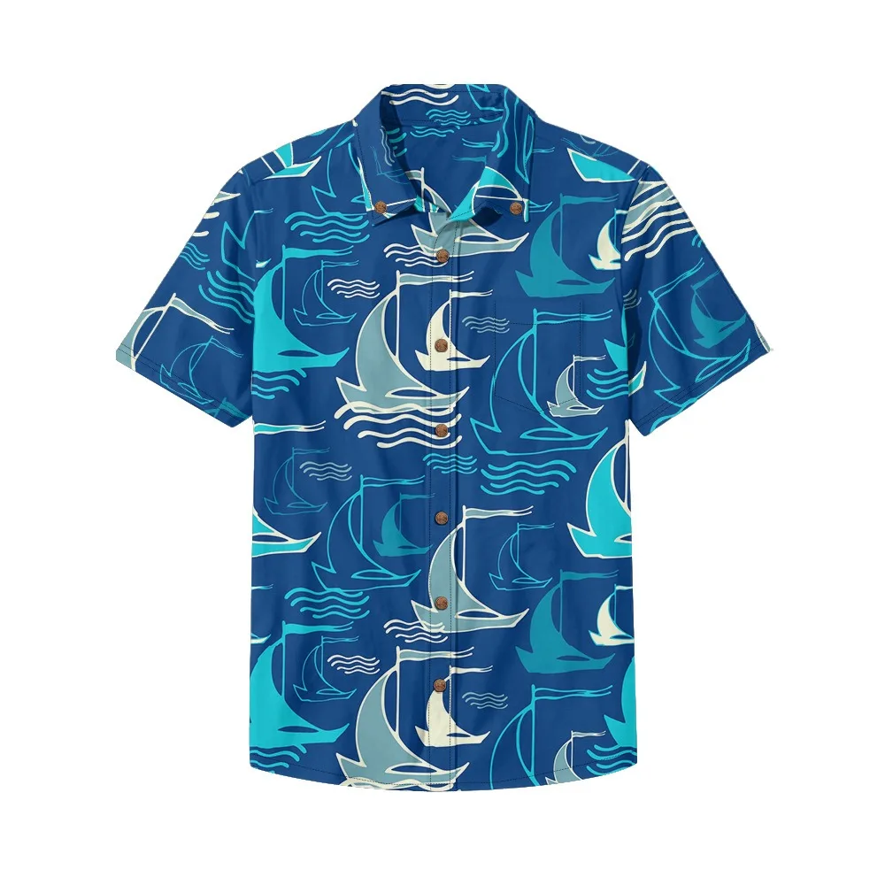 Sailor Sailing Boat Hawaiian Shirt Men's Casual Cotton Button-Down Shirt Active Loose Hip Hop Streetwear Summer Beachwear Tops
Sailor Sailing Boat Hawaiian Shirt Men's Casual Cotton Button-Down Shirt Active Loose Hip Hop Streetwear Summer Beachwear Tops