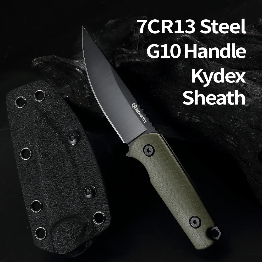 Рукоятка G10, материал 7CR13, нож с фиксированным клинком для активного отдыха, тактический инструмент для кемпинга и охоты, подходит для походов и исследований.
Рукоятка G10, материал 7CR13, нож с фиксированным клинком для активного отдыха, тактический инструмент для кемпинга и охоты, подходит для походов и исследований.