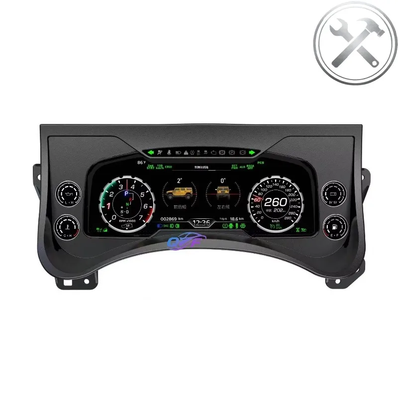 LINUX System HD LCD Speedometer Panel Digital Cluster Car Instrument Display Auto Parts for Land Cruiser LC200 2008-2020
LINUX System HD LCD Speedometer Panel Digital Cluster Car Instrument Display Auto Parts for Land Cruiser LC200 2008-2020