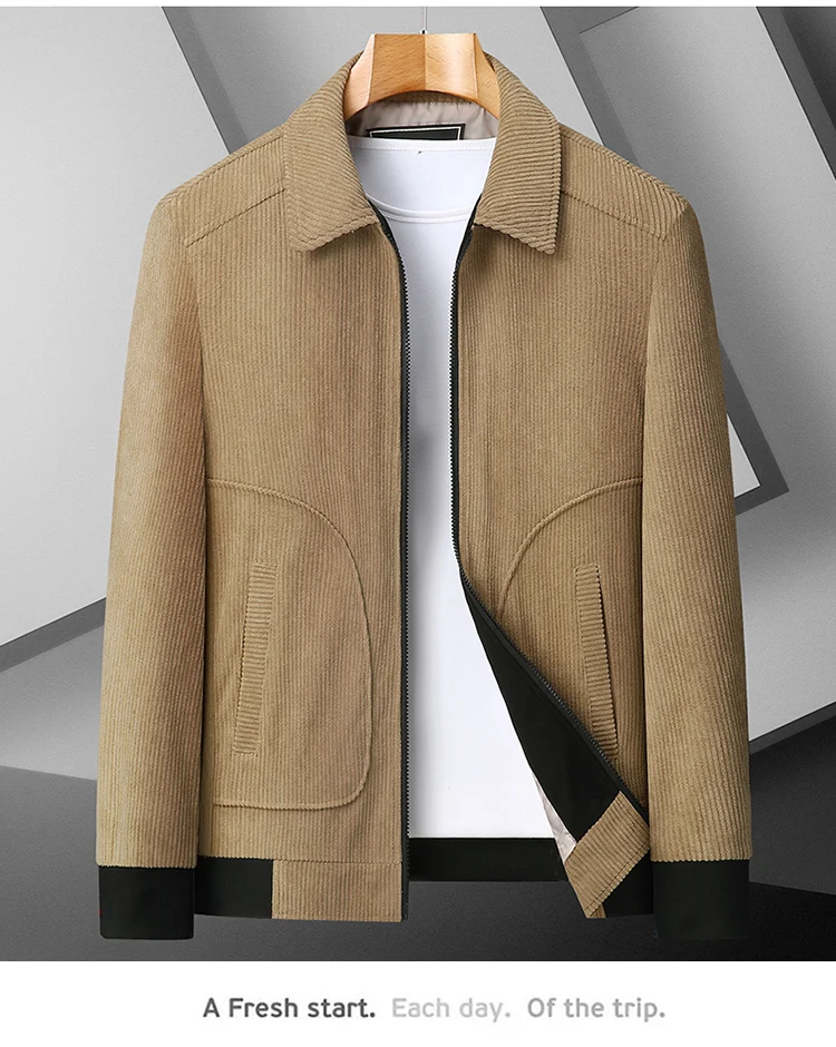 Men's High-Quality Corduroy Jacket Plus Size Lapel Thick Autumn Winter Warm Casual Gown for Older Generations
Men's High-Quality Corduroy Jacket Plus Size Lapel Thick Autumn Winter Warm Casual Gown for Older Generations