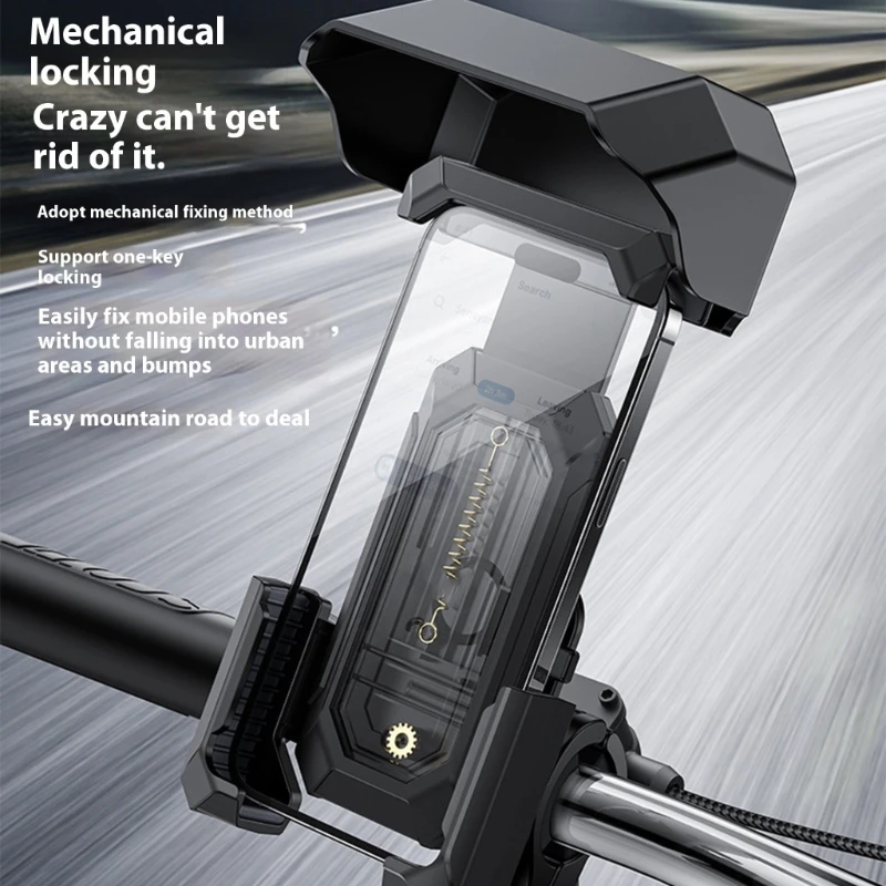 Sunshade Phone Holder Motorcycle Handlebar Rain Resistant Waterproof Phone Mount 896C
Sunshade Phone Holder Motorcycle Handlebar Rain Resistant Waterproof Phone Mount 896C