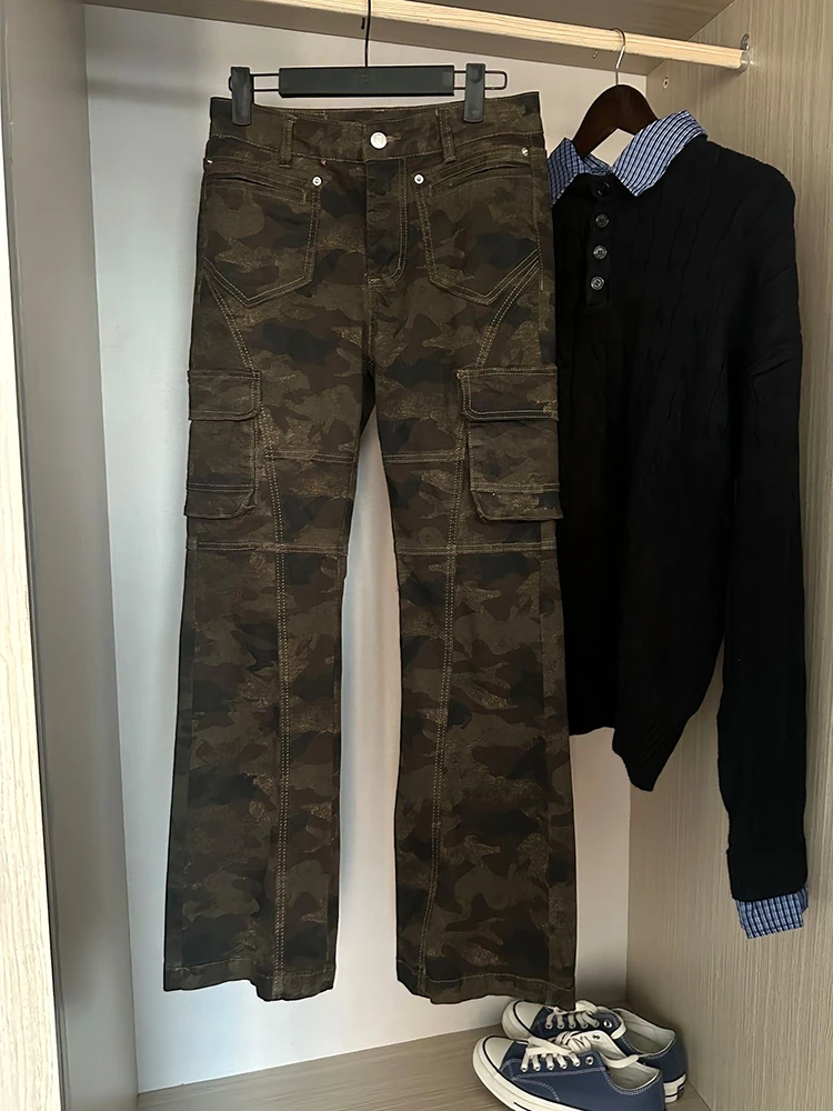 American Retro Camouflage Work Pants Men's Faion High Street CleanFit Flared Jeans Autumn Wearable Straight Leg Jeans
American Retro Camouflage Work Pants Men's Faion High Street CleanFit Flared Jeans Autumn Wearable Straight Leg Jeans