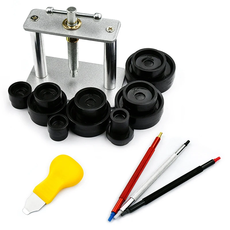 Watch Tool Repair Back Cover Presser Set Case Presser Fitting Dies Metal Watchmaker Maintenance Double-ended Needle Pen Tools
Watch Tool Repair Back Cover Presser Set Case Presser Fitting Dies Metal Watchmaker Maintenance Double-ended Needle Pen Tools