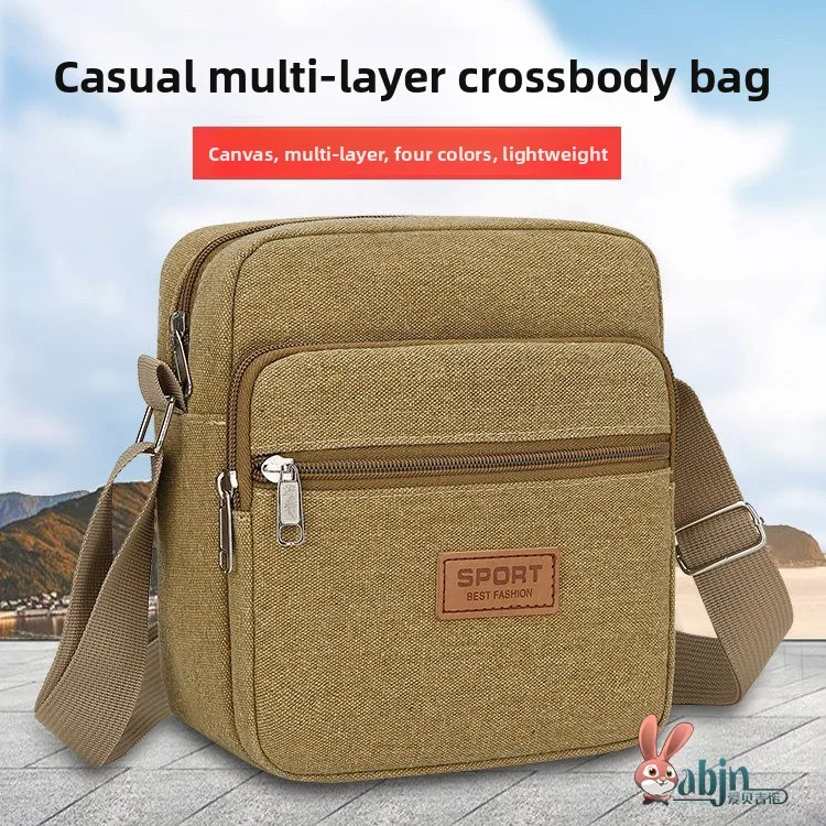 Casual Canvas Crossbody Bag for Men Shoulder Bag Mobile Phone Bag Soft Polyester Non Waterproof Summer 2024 Style
Casual Canvas Crossbody Bag for Men Shoulder Bag Mobile Phone Bag Soft Polyester Non Waterproof Summer 2024 Style