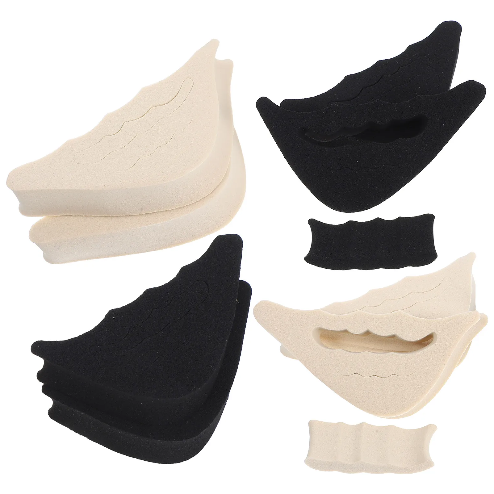 4Pairs Women's Eva Shoe Fillers Thick Heel Lift Insoles Comfortable Reusable Size Reducer Inserts for Too Big Shoes Toe Pads
4Pairs Women's Eva Shoe Fillers Thick Heel Lift Insoles Comfortable Reusable Size Reducer Inserts for Too Big Shoes Toe Pads