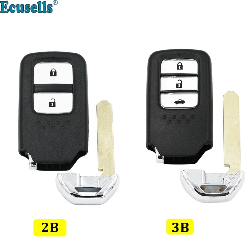 2/3 Button Replacement Blank Smart Card Remote Key Shell for Honda Jazz Civic Accord with Uncut HON66 Insert Key
2/3 Button Replacement Blank Smart Card Remote Key Shell for Honda Jazz Civic Accord with Uncut HON66 Insert Key