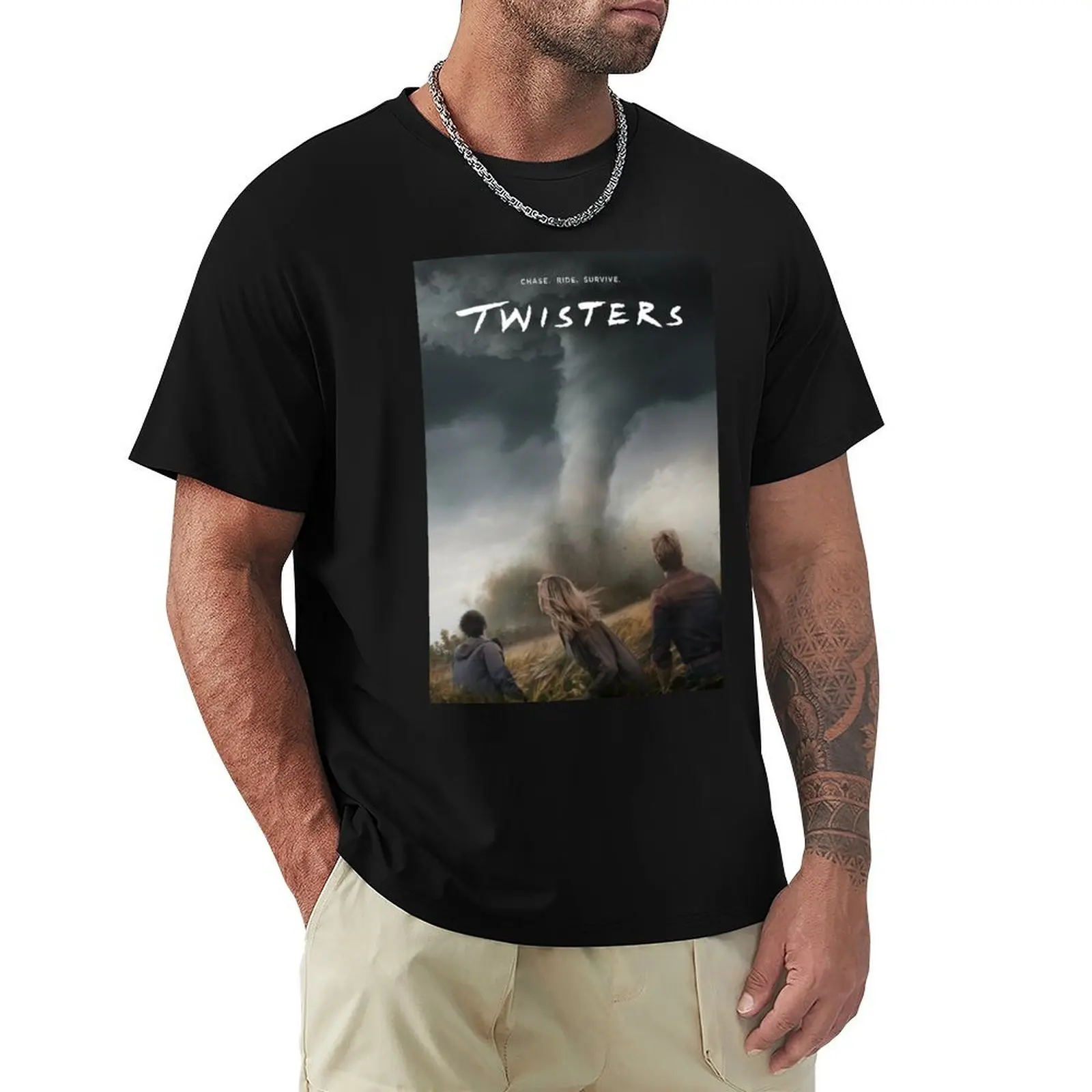 Twisters Movie T-Shirt Casual Street Style Short Sleeve Tee
Twisters Movie T-Shirt Casual Street Style Short Sleeve Tee