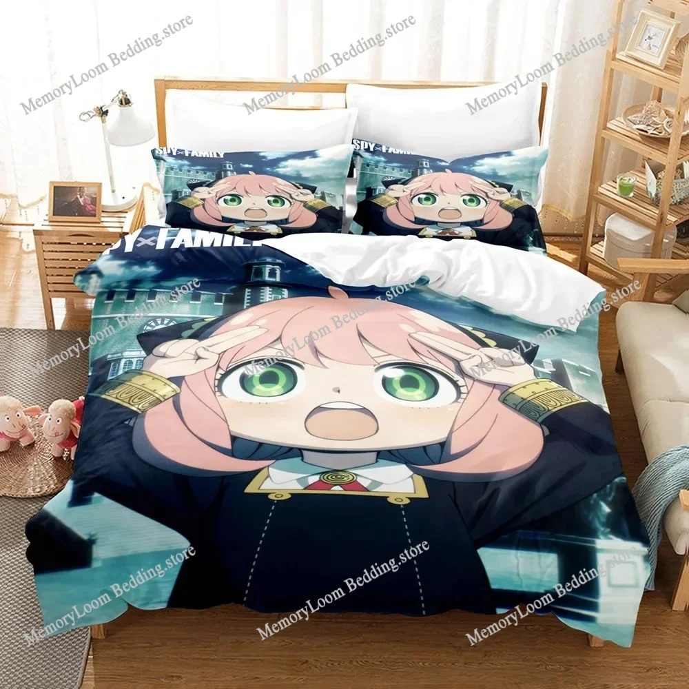 3D Printed Anime Cute Spy Family Bedding Set Boys Girls Twin/Queen/King Size Duvet Cover Pillowcase Kids Adult Chic Home Textile
3D Printed Anime Cute Spy Family Bedding Set Boys Girls Twin/Queen/King Size Duvet Cover Pillowcase Kids Adult Chic Home Textile