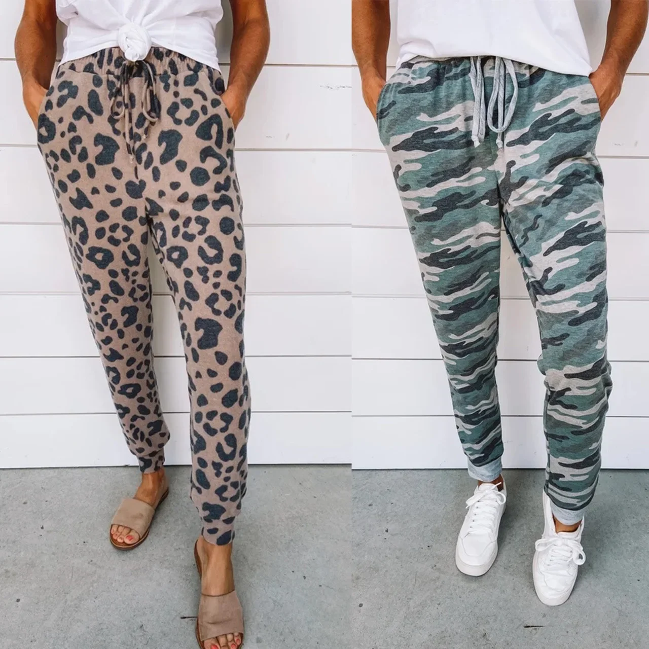 Temperament Leopard Print Irregular Printing Casual Pants Long Pocket Lace-up Straight 2024 Autumn Winter New Fashion Women's
Temperament Leopard Print Irregular Printing Casual Pants Long Pocket Lace-up Straight 2024 Autumn Winter New Fashion Women's