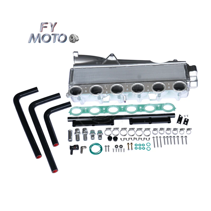 EVO 15Rows Gen 2 B58 Charge Air Cooler Intake Manifold For BMW M340i B58 G20 G29 Supra A90 3.0T 2020+ CNC Billet Endtank Fit 48V
EVO 15Rows Gen 2 B58 Charge Air Cooler Intake Manifold For BMW M340i B58 G20 G29 Supra A90 3.0T 2020+ CNC Billet Endtank Fit 48V