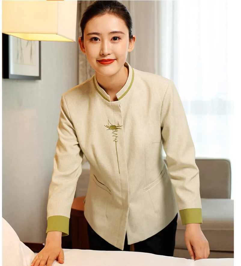 Winter Hotel Room Cleaning Work Clothes Property Housekeeping Auntie Cleaning Clothes Set
Winter Hotel Room Cleaning Work Clothes Property Housekeeping Auntie Cleaning Clothes Set