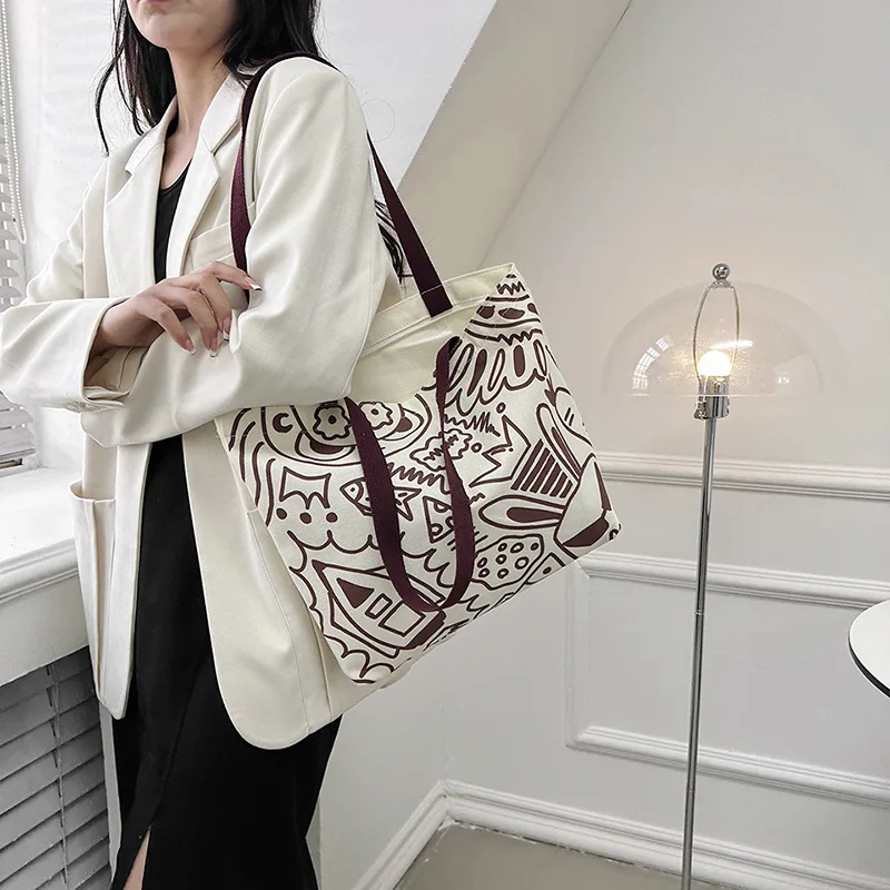 Canvas Large Capacity Single Shoulder Handbag
Canvas Large Capacity Single Shoulder Handbag