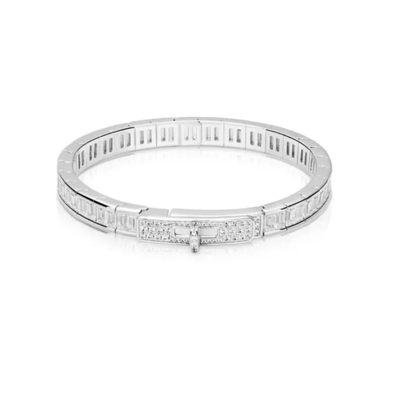 CAMEO 925 Silver Synthetic Zircon Bracelet Square White Full Diamond Grandmother Cut OT Light Luxury Versatile Bangle
CAMEO 925 Silver Synthetic Zircon Bracelet Square White Full Diamond Grandmother Cut OT Light Luxury Versatile Bangle