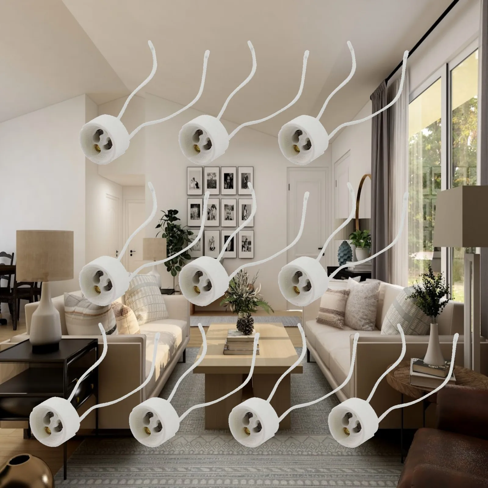 Lighting Fixture Lamp Holder Socket Premium Plastic LED Bulb Base Aging Resistant Connector for Various Applications
Lighting Fixture Lamp Holder Socket Premium Plastic LED Bulb Base Aging Resistant Connector for Various Applications