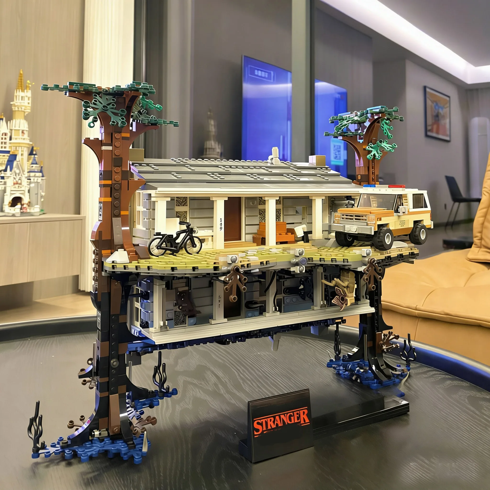 Movies streetscape The Upside Down Model Building Blocks Bricks Children Toys Birthday Christmas Gifts
Movies streetscape The Upside Down Model Building Blocks Bricks Children Toys Birthday Christmas Gifts