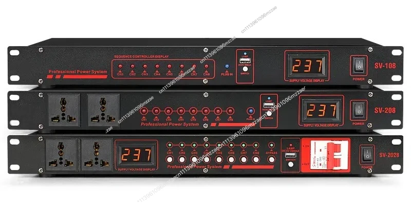 Professional 10-way Power Sequencer Stage High Power Controller Socket Intelligent Sequence Manager
Professional 10-way Power Sequencer Stage High Power Controller Socket Intelligent Sequence Manager