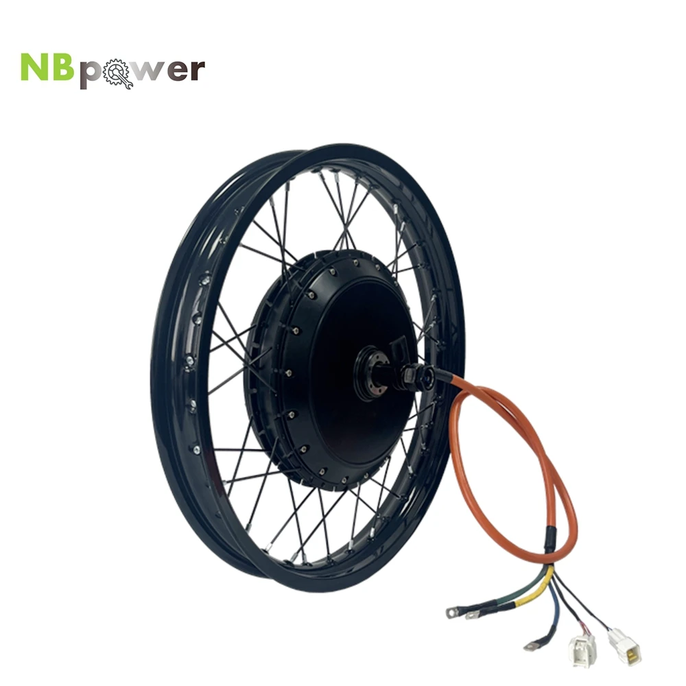 NBpower/170mm Dropout QS273 40H 72v peak 8000W Ebike 17/18/19/21*1.85 Rear Hub Motor Wheel for Motorcycle
NBpower/170mm Dropout QS273 40H 72v peak 8000W Ebike 17/18/19/21*1.85 Rear Hub Motor Wheel for Motorcycle