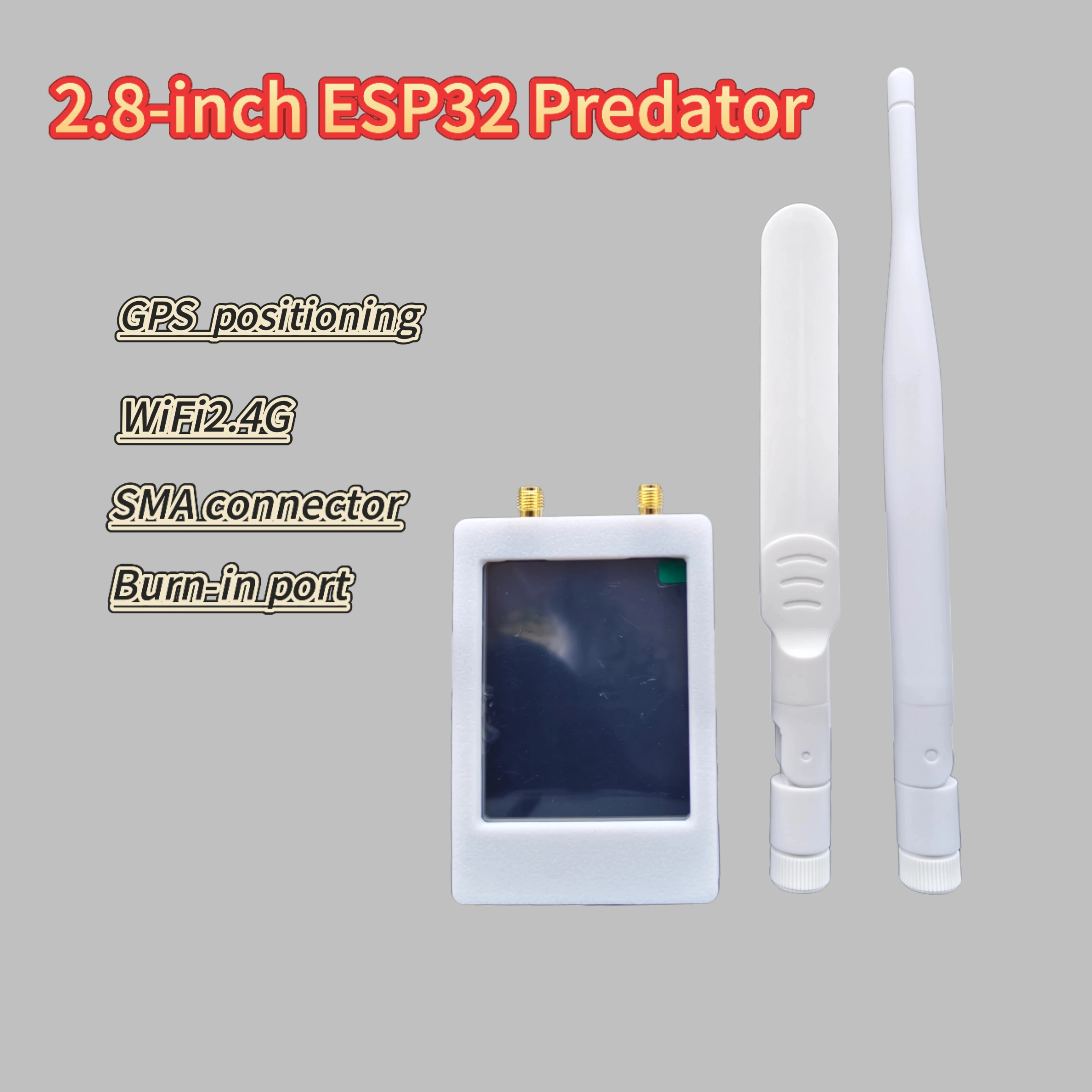 2.8 Inch Touch ESP32 CYD Wireless Tool Multifunctional GPS Positioning IoT DIY Electronic Development Kit
2.8 Inch Touch ESP32 CYD Wireless Tool Multifunctional GPS Positioning IoT DIY Electronic Development Kit