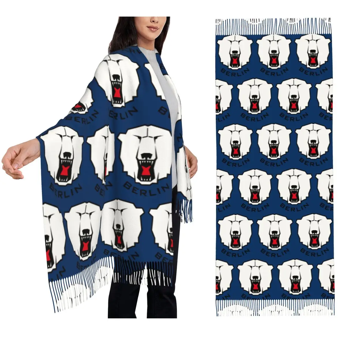 Eisbaren Берлинский шарф, шарфы с кисточками, женские мягкие теплые шали и накидки, длинная осенне-зимняя шаль 
Eisbaren Берлинский шарф, шарфы с кисточками, женские мягкие теплые шали и накидки, длинная осенне-зимняя шаль